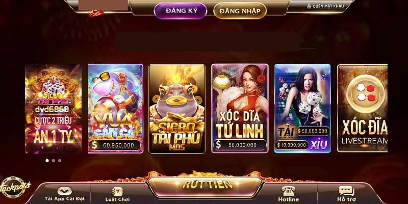 Các thể loại game Nổ Hũ đổi thưởng tại U888 cho người chơi lựa chọn