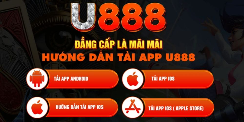 Chỉ vài thao tác đơn giản đã có thể tải app U888 dễ dàng