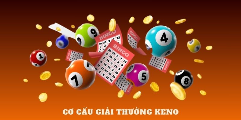 Cơ cấu giải thưởng Keno