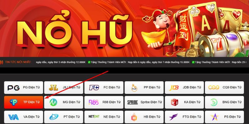 Hướng dẫn cách tham gia cá cược tại sảnh Nổ hũ TP U888